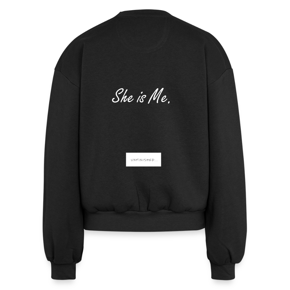 Women's Fleece Crewneck Sweatshirt - black