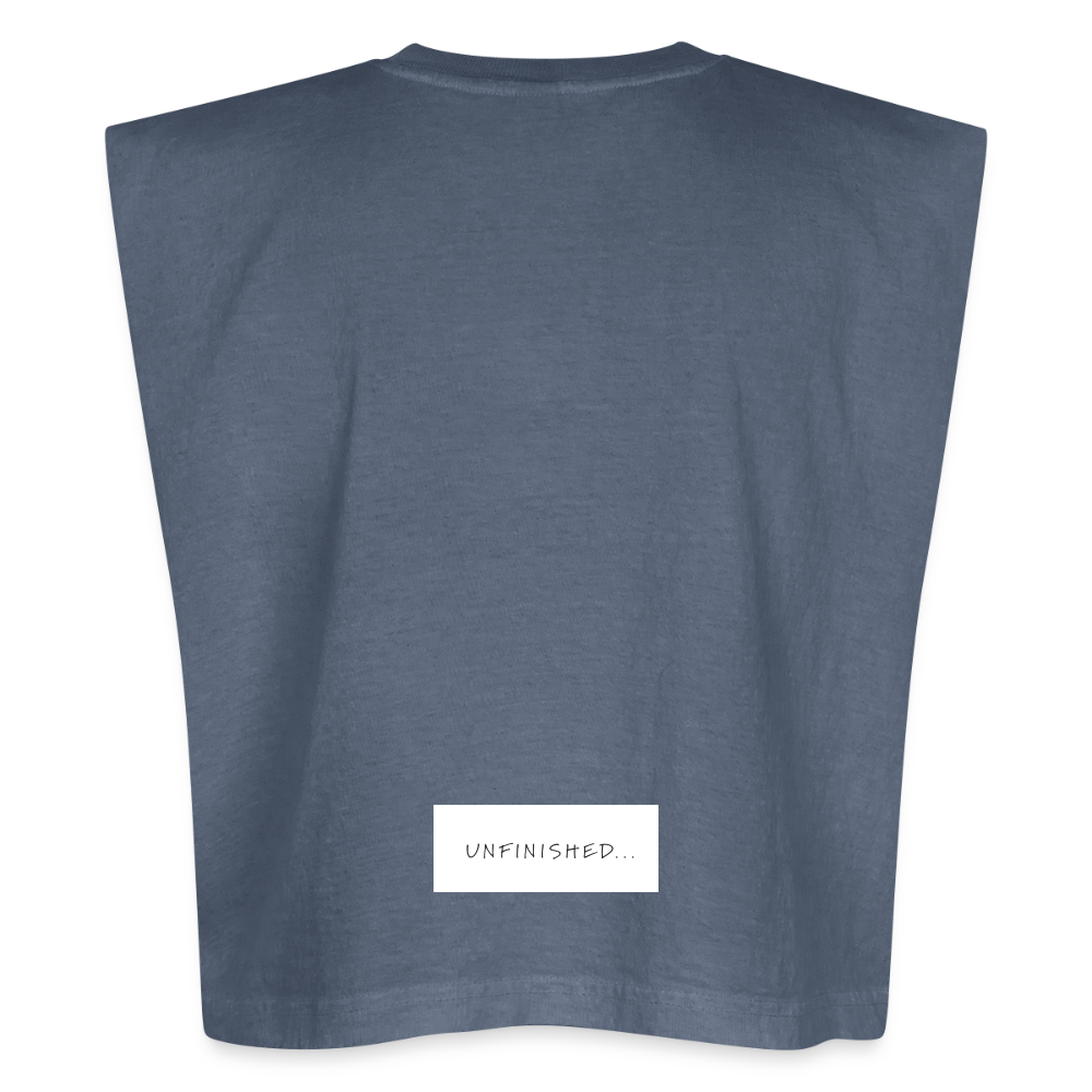 Washed Women´s Muscle Tank Top - faded navy