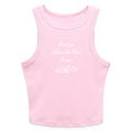 Slim Fit Rib Women's Tank Top - pink