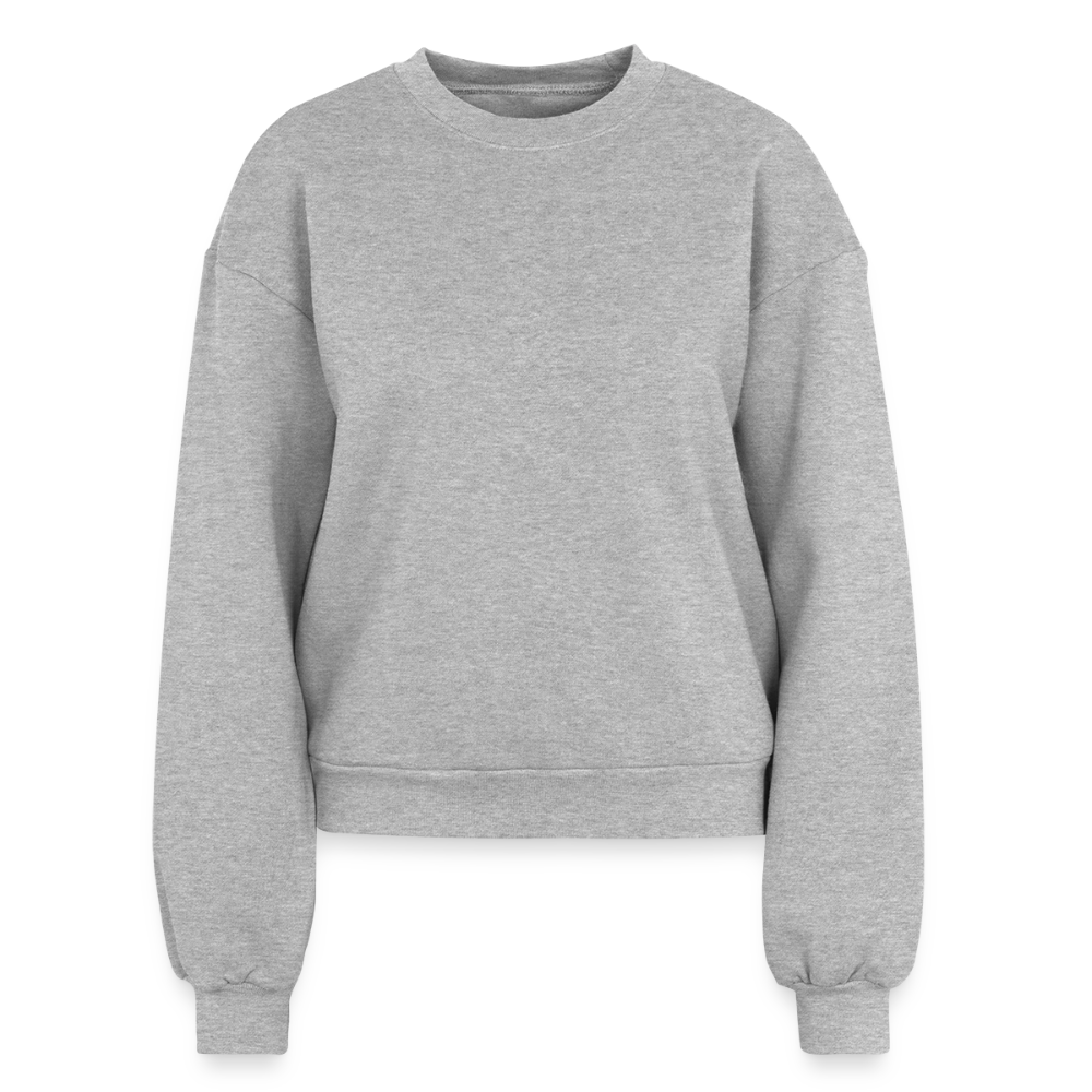Women's Fleece Crewneck Sweatshirt - heather grey