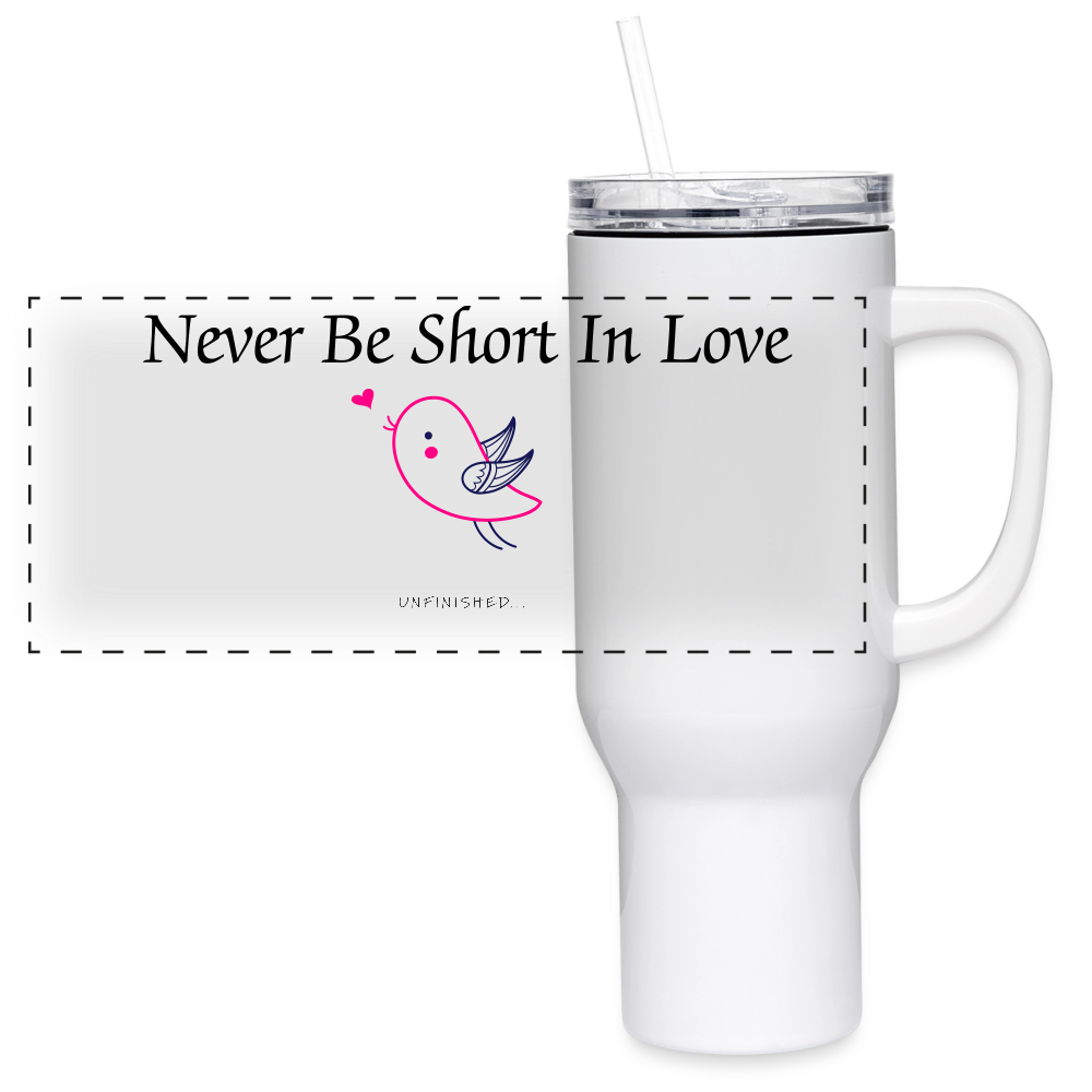 40 oz Travel Tumbler - white