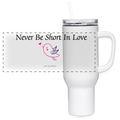 40 oz Travel Tumbler - white