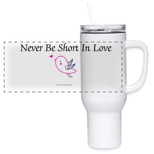 40 oz Travel Tumbler - white