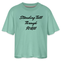 Women's Boxy Tee - saltwater