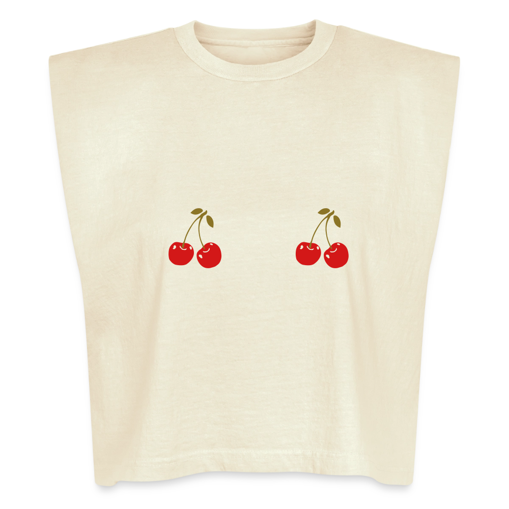 Washed Women´s Muscle Tank Top - faded cream