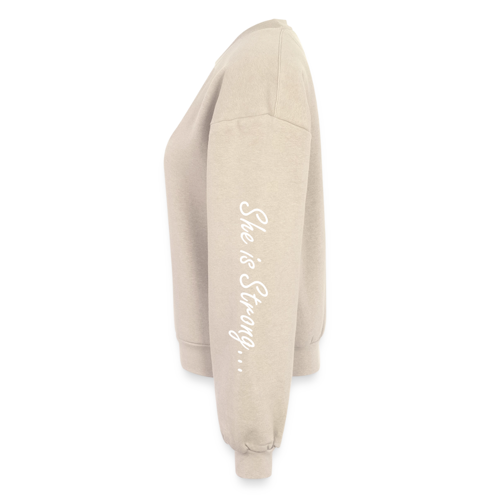 Women's Fleece Crewneck Sweatshirt - natural