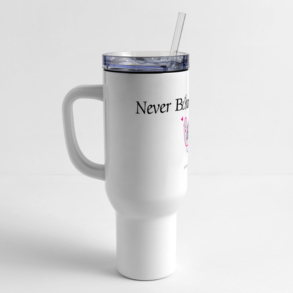 40 oz Travel Tumbler - white
