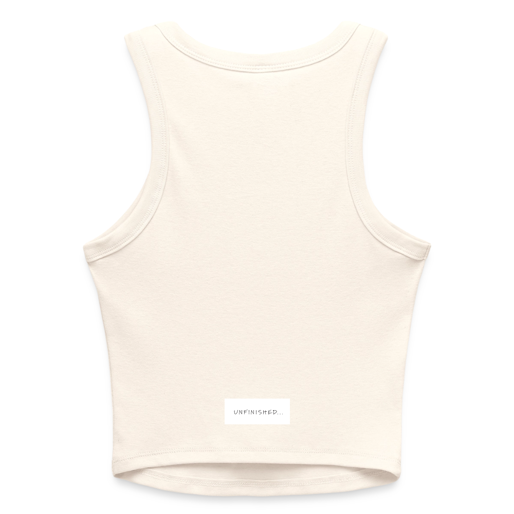 Slim Fit Rib Women's Tank Top - natural