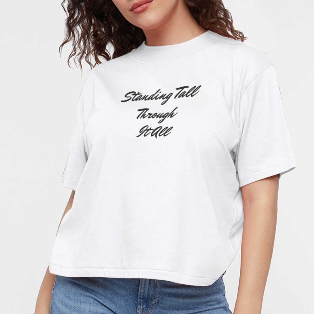 Women's Boxy Tee - white