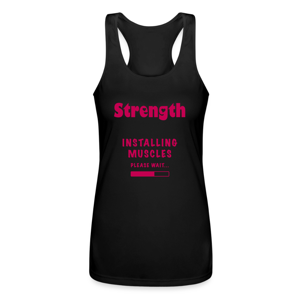 Women’s Performance Racerback Tank Top - black