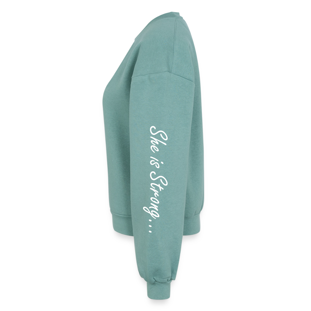 Women's Fleece Crewneck Sweatshirt - saltwater