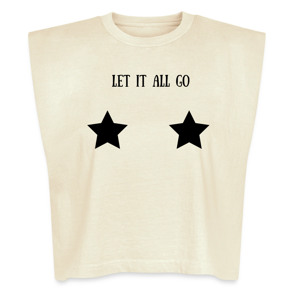 Washed Women´s Muscle Tank Top - faded cream