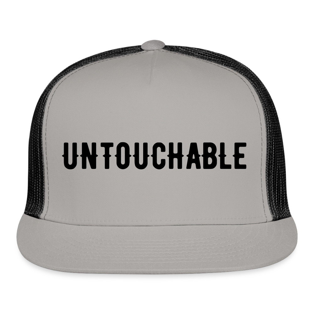 Trucker Hat - gray/black