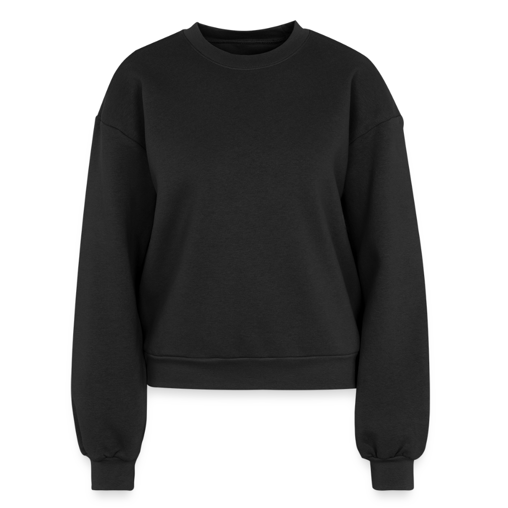 Women's Fleece Crewneck Sweatshirt - black