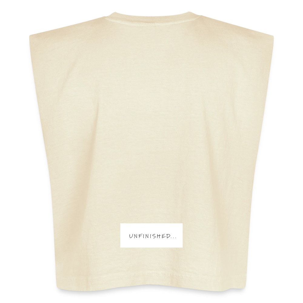 Washed Women´s Muscle Tank Top - faded cream