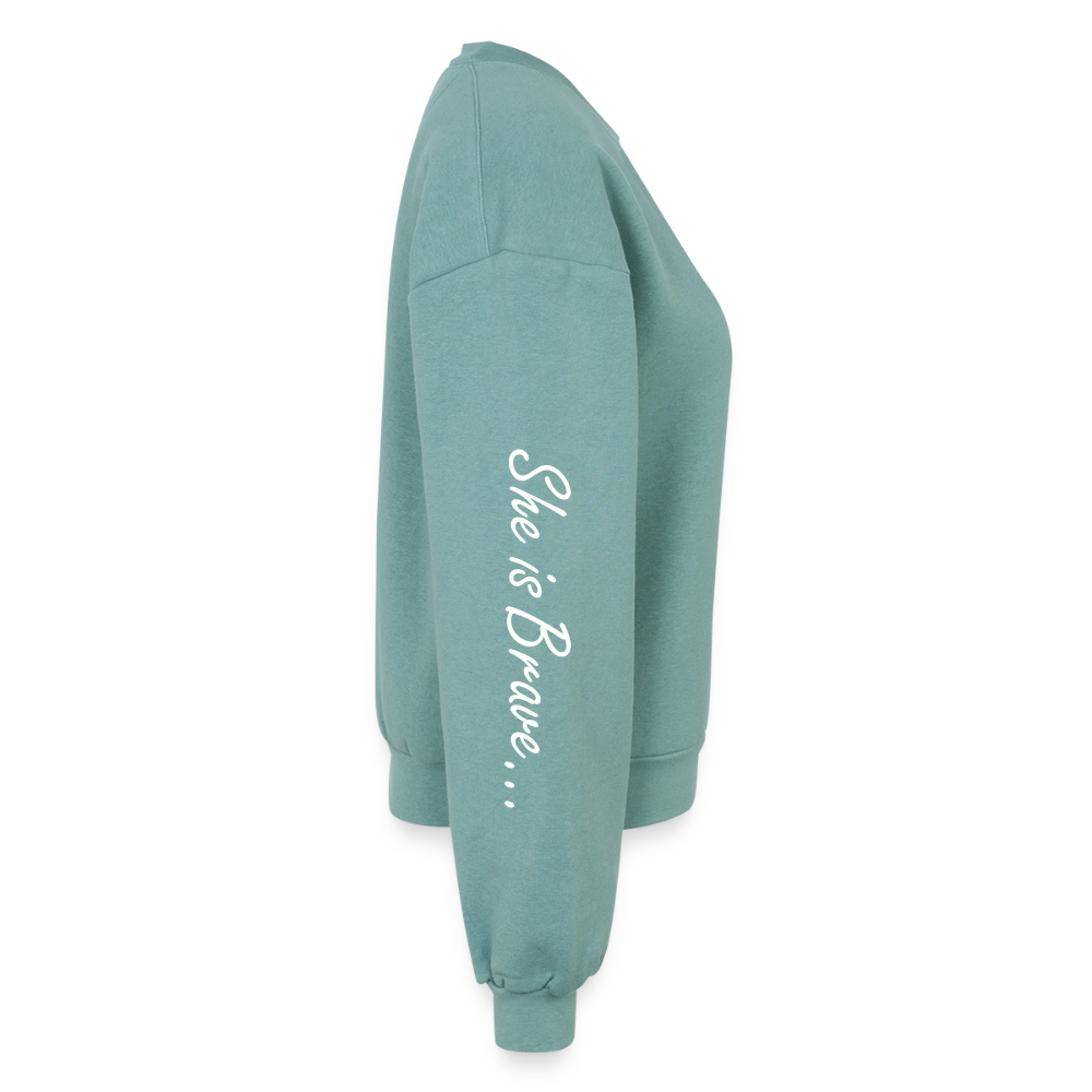 Women's Fleece Crewneck Sweatshirt - saltwater