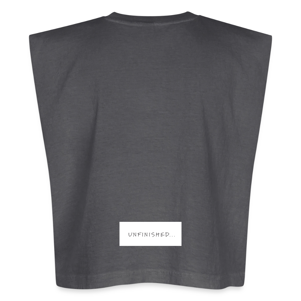 Washed Women´s Muscle Tank Top - faded black
