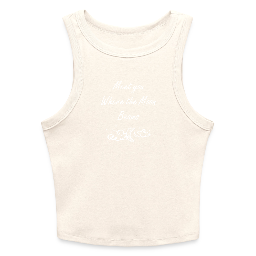 Slim Fit Rib Women's Tank Top - natural